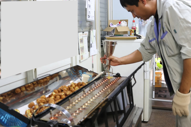 ベビーカステラ焼き方レクチャー