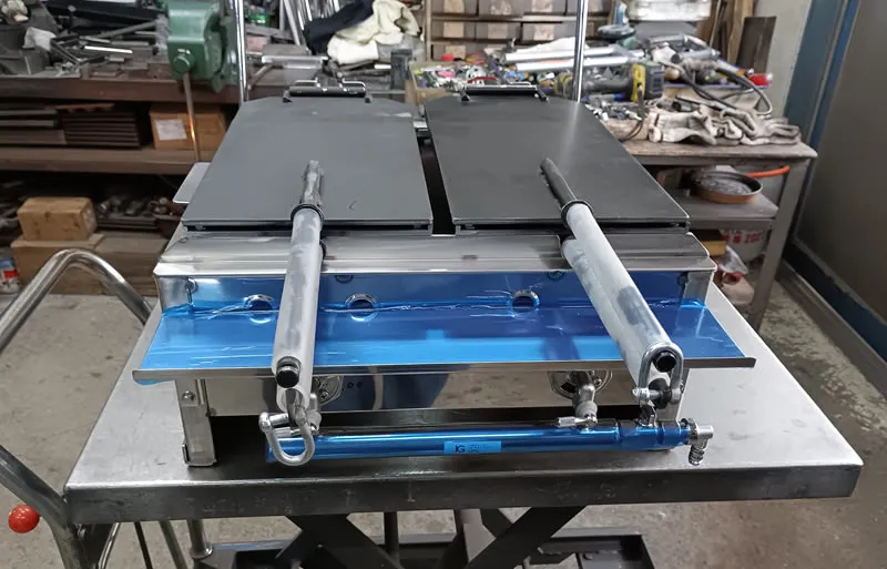 イカ焼き器 業務用 2連 ガス式